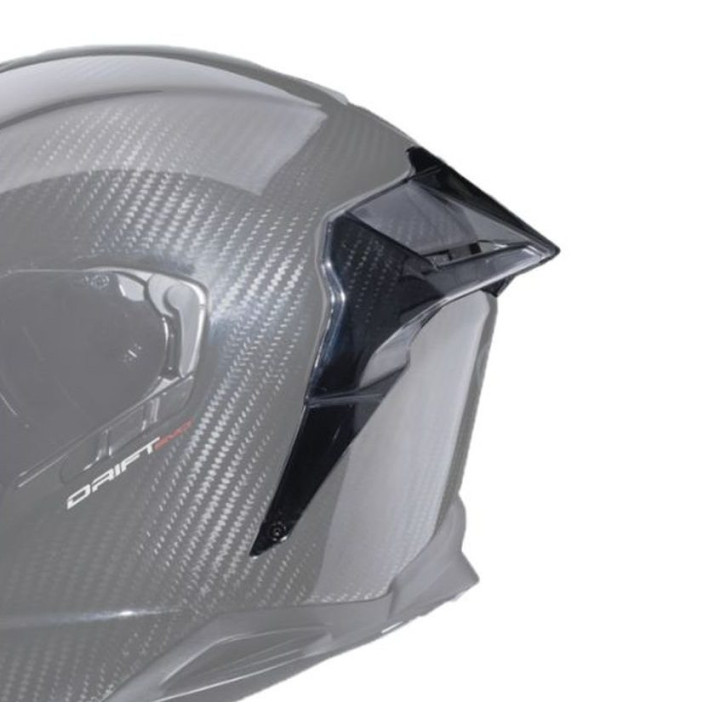 Spoiler casca integrala Caberg model Drift - Drift Evo (prima generatie) - culoare: fumuriu