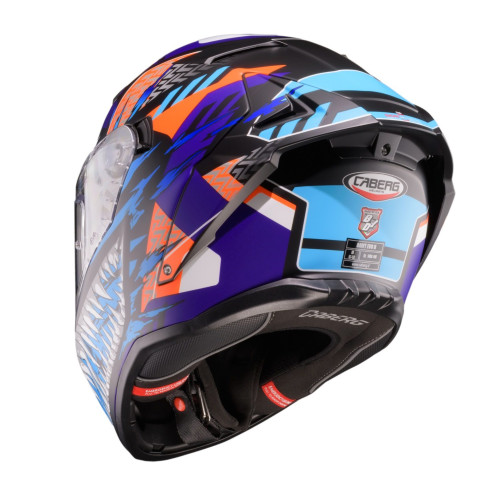 Casca integrala Caberg model Drift Evo II SV Nobo R5 negru/rosu/albastru/mov mat Pinlock ready - lentila Pinlock inclusa 2