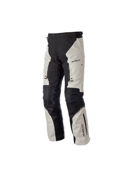 Pantaloni motociclete Touring unisex Seventy vara/iarna model SD-PT1S culoare: negru/gri (varianta SD-PT1 scurta)