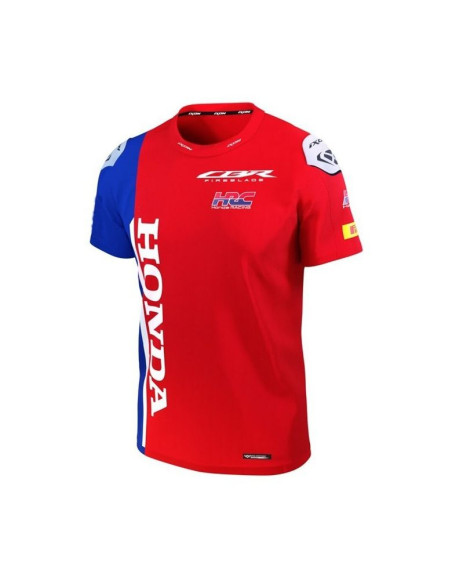 Tricou barbati Ixon model TS1 HRC 25 MS culoare: rosu/albastru/alb