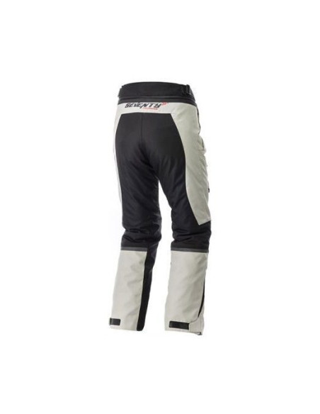Pantaloni motociclete Touring unisex Seventy vara/iarna model SD-PT1S culoare: negru/gri (varianta SD-PT1 scurta)