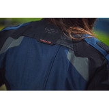 Geaca (jacheta) motociclete femei Touring/Adventure Ixon All season/vara model Odin LS culoare: navy (albastru)/negru/rosu