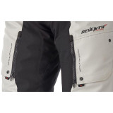 Pantaloni motociclete Touring unisex Seventy vara/iarna model SD-PT1S culoare: negru/gri (varianta SD-PT1 scurta)
