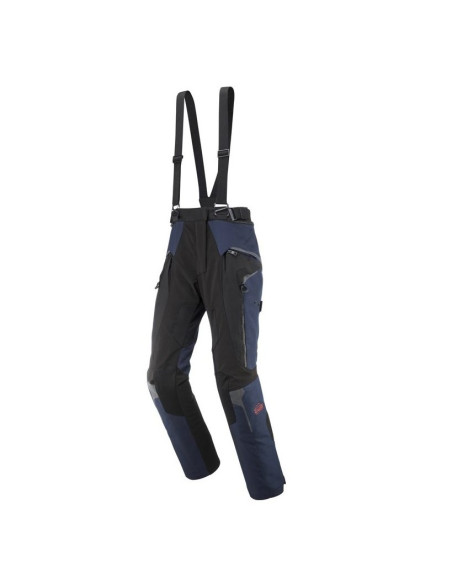 Pantaloni motociclete femei Touring/Adventure Ixon All season/vara model Odin LS culoare: navy (albastru)/negru/rosu