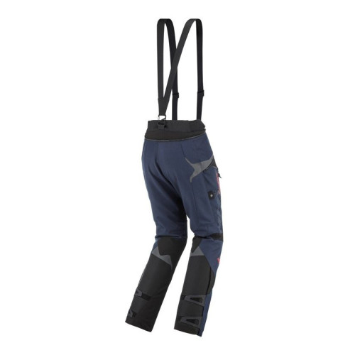 Pantaloni motociclete femei Touring/Adventure Ixon All season/vara model Odin LS culoare: navy (albastru)/negru/rosu 2