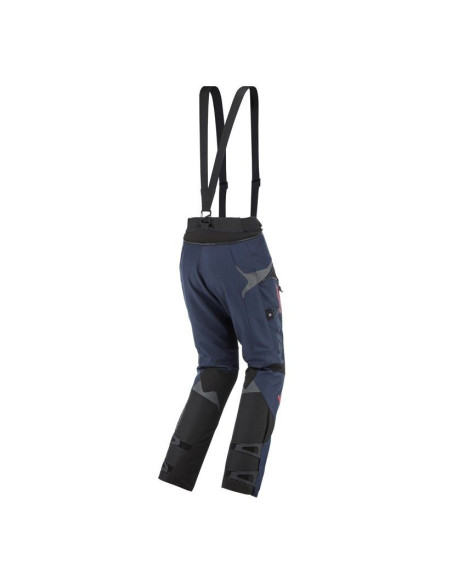 Pantaloni motociclete femei Touring/Adventure Ixon All season/vara model Odin LS culoare: navy (albastru)/negru/rosu