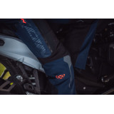 Pantaloni motociclete femei Touring/Adventure Ixon All season/vara model Odin LS culoare: navy (albastru)/negru/rosu
