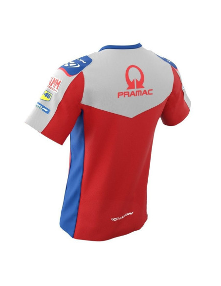 Tricou copii Ixon model TSK Pramac 22 culoare: rosu/albastru/alb