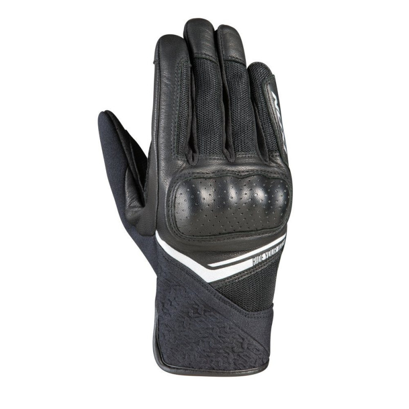 Manusi femei Roadster vara piele/textil Ixon model RS Launch LS culoare: negru/gri - degete tactile