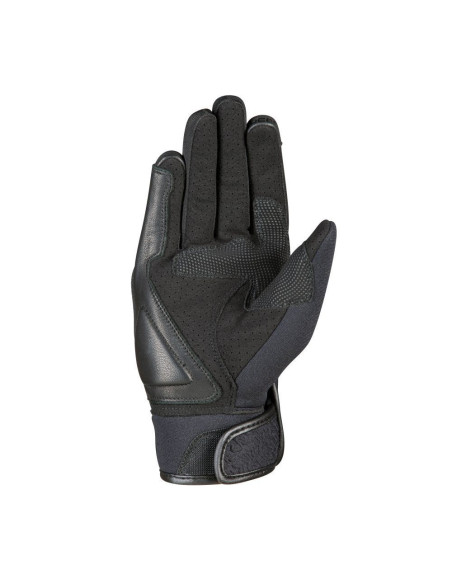 Manusi femei Roadster vara piele/textil Ixon model RS Launch LS culoare: negru/gri - degete tactile