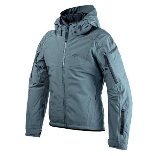Geaca (jacheta) motociclete barbati Touring/Adventure/Urban Ixon All season model Burning MS culoare: verde tactic (geaca lamina
