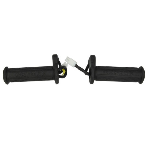 Set mansoane incalzite universale - culoare: negru (motociclete scutere) (lungime: 125 mm - pentru ghidon de 22 mm) Oxford 2