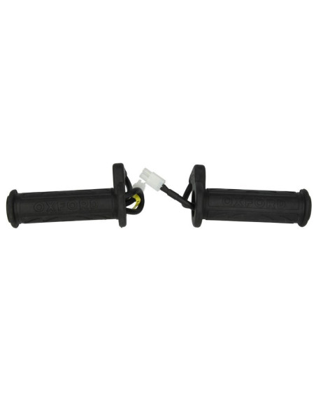 Set mansoane incalzite universale - culoare: negru (motociclete scutere) (lungime: 125 mm - pentru ghidon de 22 mm) Oxford
