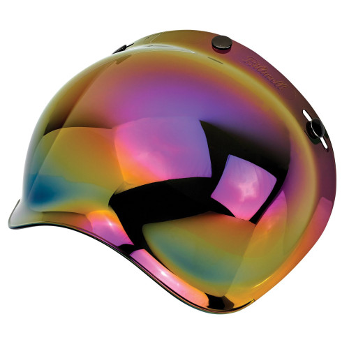 Viziera oglinda iridium (curbubeu) (bubble visor) casca Custom Rider - Le Mans - Le Mans SV