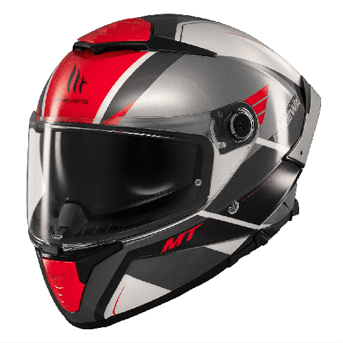 Casca integrala MT Thunder 4 SV Freeway A5 gri lucios (ochelari soare integrati) - tip viziera: MT-V-28B 2