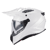 Casca touring/adventure MT model Track SV Pure A0 alb lucios – tip viziera: HS 12