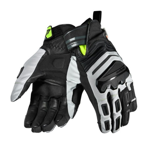 Manusi barbati Touring/Adventure iarna Seventy model SD-T13 Aspen Light gri/galben fluor - WinterTex