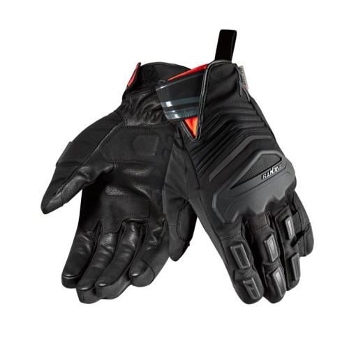 Manusi barbati Touring/Adventure iarna Seventy model SD-T13 Aspen Light negru/rosu - WinterTex