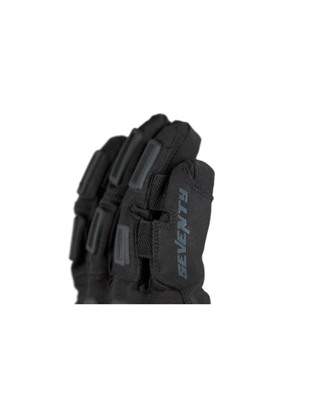 Manusi barbati Touring/Adventure iarna Seventy model SD-T13 Aspen Light negru/rosu - WinterTex