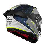 Casca integrala Axxis Fenix Essence C2 gri/albastru mat - tip viziera: MT-V-31B - DKS429