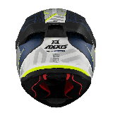 Casca integrala Axxis Fenix Essence C2 gri/albastru mat - tip viziera: MT-V-31B - DKS429