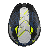 Casca integrala Axxis Fenix Essence C2 gri/albastru mat - tip viziera: MT-V-31B - DKS429