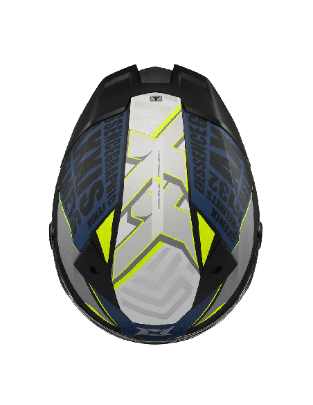 Casca integrala Axxis Fenix Essence C2 gri/albastru mat - tip viziera: MT-V-31B - DKS429