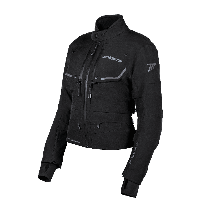 Geaca (jacheta) motociclete femei Touring/Adventure Seventy All season model SD-JT47 Expedition culoare: negru - concept modular