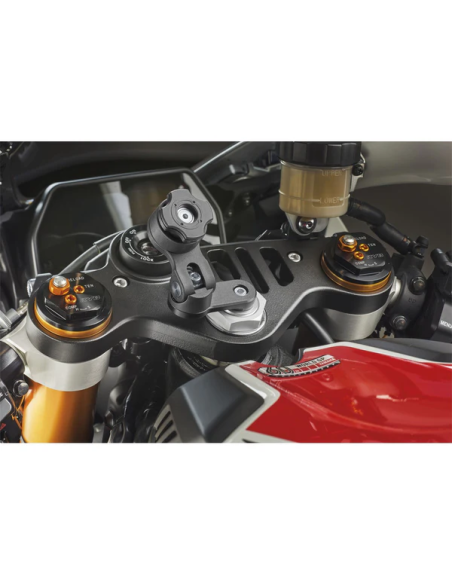 Suport telefon Interphone model Quiklox Fork Steam Phone Mount - suport universal pentru montare suport telefon - montaj pe jug/