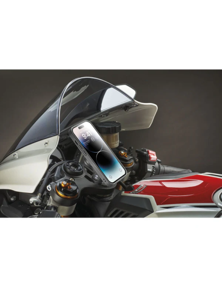 Suport telefon Interphone model Quiklox Fork Steam Phone Mount - suport universal pentru montare suport telefon - montaj pe jug/