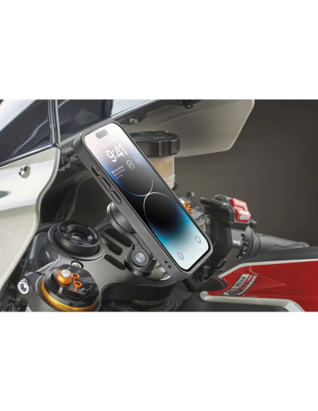 Suport telefon Interphone model Quiklox Fork Steam Phone Mount - suport universal pentru montare suport telefon - montaj pe jug/
