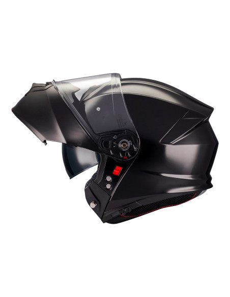 Casca modulabila MT Genesis SV Pure A1 negru lucios Pinlock ready - omologare noua ECE 22.06 - tip viziera: MT-V-25