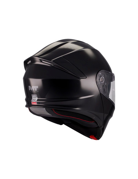 Casca modulabila MT Genesis SV Pure A1 negru lucios Pinlock ready - omologare noua ECE 22.06 - tip viziera: MT-V-25