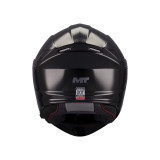 Casca modulabila MT Genesis SV Pure A1 negru lucios Pinlock ready - omologare noua ECE 22.06 - tip viziera: MT-V-25