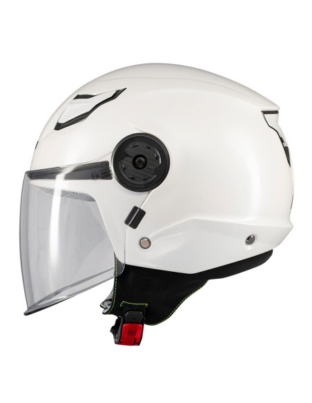 Casca open face MT Lite Kids Pure A0 alb lucios - casca de copii