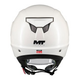 Casca open face MT Lite Kids Pure A0 alb lucios - casca de copii