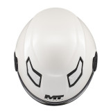 Casca open face MT Lite Kids Pure A0 alb lucios - casca de copii