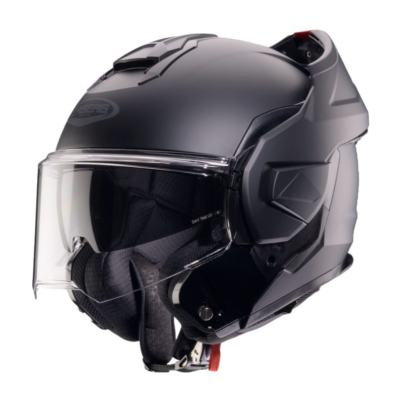 Casca modulabila (flip-back) Caberg model Trip SV 17 negru mat Pinlock ready - lentila Pinlock inclusa