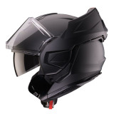 Casca modulabila (flip-back) Caberg model Trip SV 17 negru mat Pinlock ready - lentila Pinlock inclusa