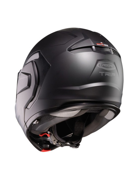 Casca modulabila (flip-back) Caberg model Trip SV 17 negru mat Pinlock ready - lentila Pinlock inclusa