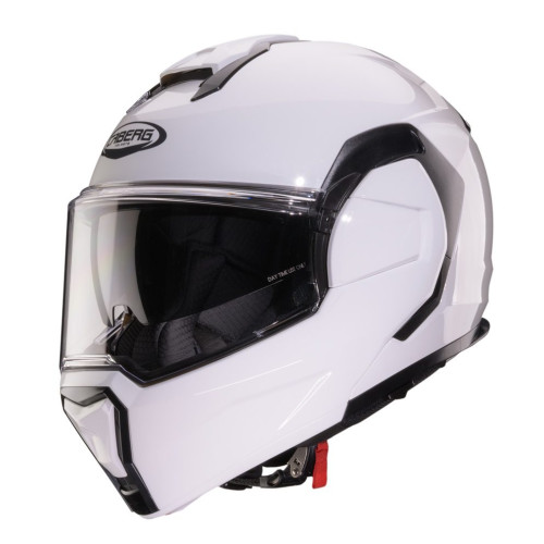 Casca modulabila (flip-back) Caberg model Trip SV A1 alb lucios Pinlock ready - lentila Pinlock inclusa 2