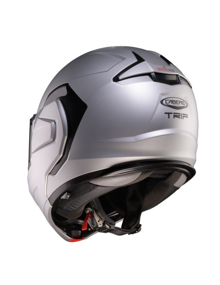 Casca modulabila (flip-back) Caberg model Trip SV 54 gri mat Pinlock ready - lentila Pinlock inclusa