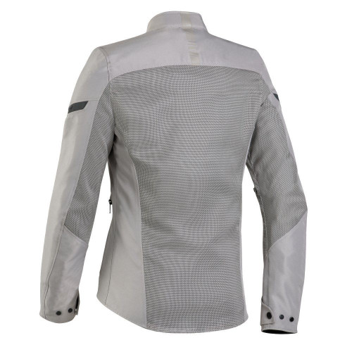 Geaca (jacheta) motociclete femei Racing/Roadster Ixon vara model Fresh LS culoare: greige (gri) 2