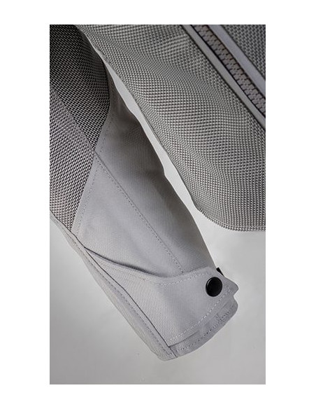 Geaca (jacheta) motociclete femei Racing/Roadster Ixon vara model Fresh LS culoare: greige (gri)