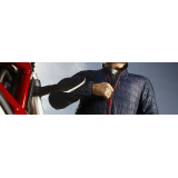 Geaca (jacheta) barbati Urban Seventy model SD-A5 culoare: albastru/rosu - tip Softshell - greutate redusa