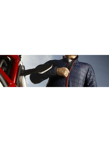 Geaca (jacheta) barbati Urban Seventy model SD-A5 culoare: albastru/rosu - tip Softshell - greutate redusa