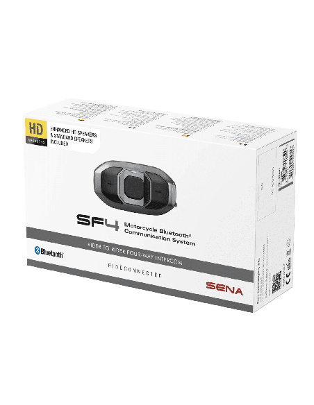 Sistem comunicare moto complet Bluetooth INTERCOM SENA model SF4 - kit 1 bucata (pentru 1 utilizator)