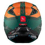 Casca MT Streetfighter SV S Totem C6 verde mat (ochelari soare integrati) - masca (protectie) barbie si cozoroc detasabile - omo