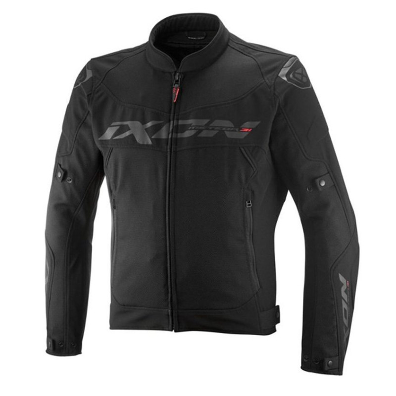 Geaca (jacheta) motociclete barbati Racing/Roadster Ixon All season model Meteor 31 MS culoare: negru (concept 3 in 1)