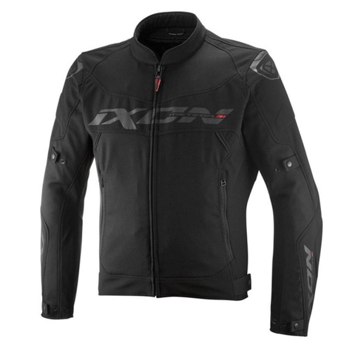 Geaca (jacheta) motociclete barbati Racing/Roadster Ixon All season model Meteor 31 MS culoare: negru (concept 3 in 1)